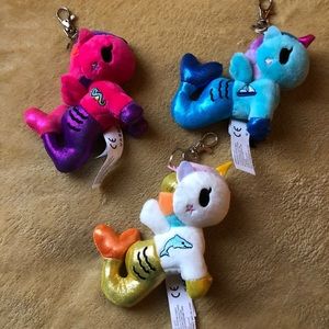 Tokidoki Mermacorno Plush bundle 💗💜💛